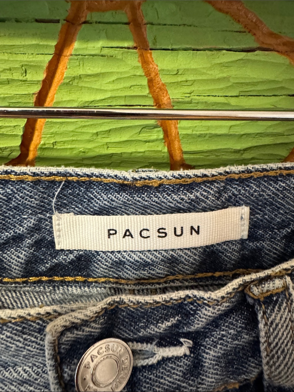 PacSun Distressed Light Blue Dad Jeans size 27 - Picture 3 of 14
